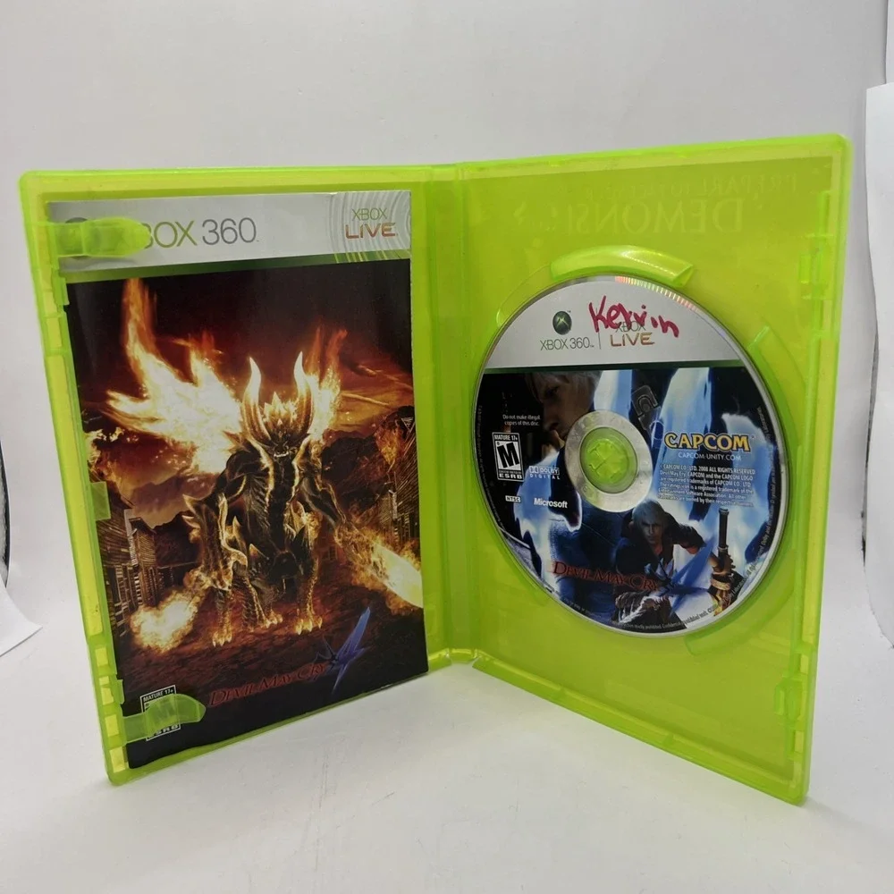 Devil May Cry 4 (Microsoft Xbox 360, 2008) Complete CIB - TESTED WORKS